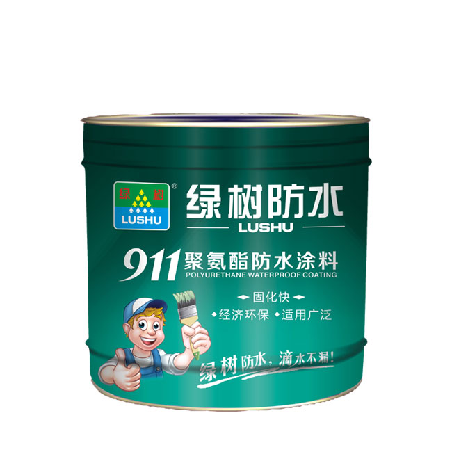 绿树防水911聚氨酯防水涂料10L